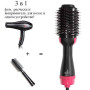 Фен Щітка гребінець 3в1 One step Hair Dryer 1000 Вт 3 режими випрямляч для укладання волосся стайлер з функцією іонізації