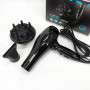 Професійний фен Gemei GM-103 2200Вт для сушіння укладання волосся режими швидкості, температури, сенсор