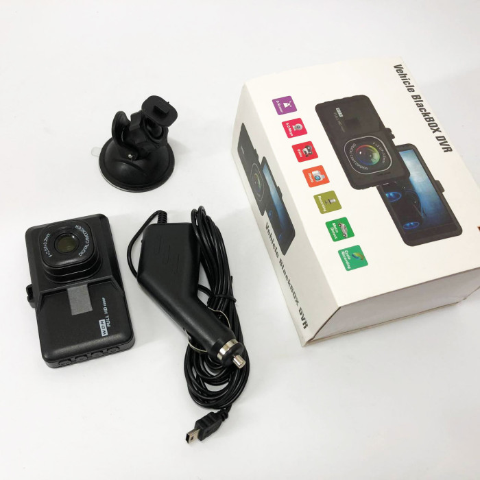 Автомобільний відеореєстратор 626-2, LCD 3", Angel Lens, 1080P Full HD, металевий корпус