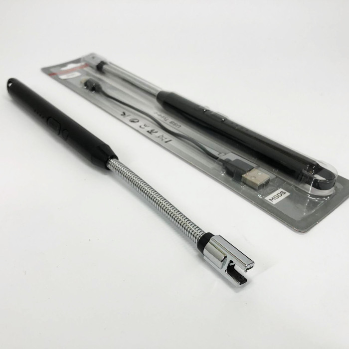 Запальничка електрична BBQ Lighter імпульсна плазмова вітрозахисна USB запальничка для газової плити