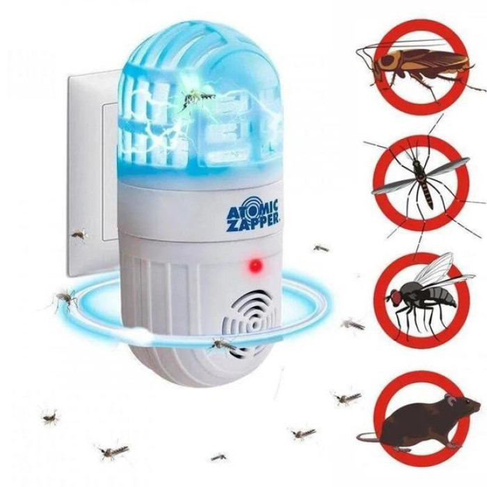 Ультразвуковий відлякувач шкідників і комах, що літають — Atomic Zapper