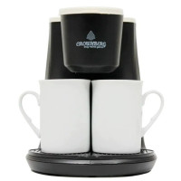 Крапельна електрична кавоварка для дому на 2 чашки Crownberg CB-1568 500Вт