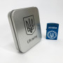 Дугова електроімпульсна запальничка USB металева коробка HL-447. Колір: синій