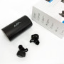 Навушники Bluetooth NIA NB710 з кейсом чорні бездротові, Навушники для тренувань сенсорні бездротові