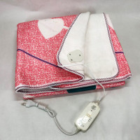 Електропростирадло електричне простирадло з підігрівом Electric Blanket 170х150см серця