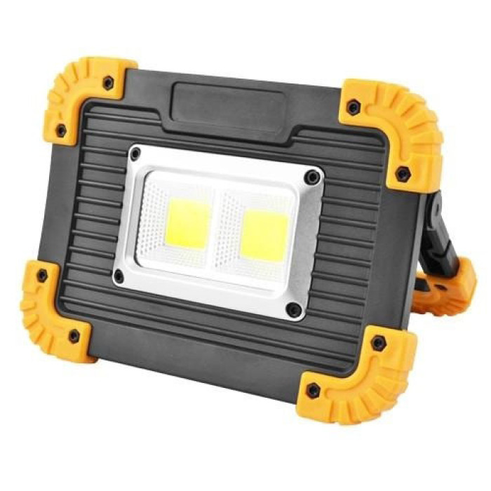 Прожектор світлодіодний Ліхтар L812-20W-2COB 1W power bank, світлодіодні переносні прожектори