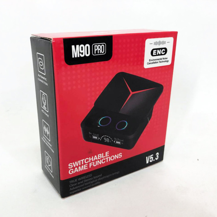 Бездротові навушники M90 Pro True Wireless Earbuds 5.3, гарні бездротові навушники Bluetooth