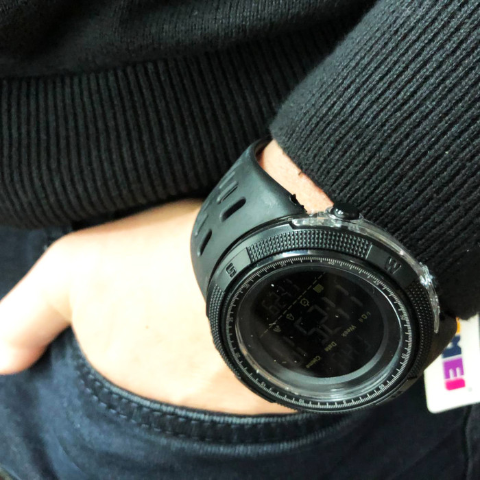 Годинник наручний чоловічий SKMEI 2070BK BLACK. Колір: чорний