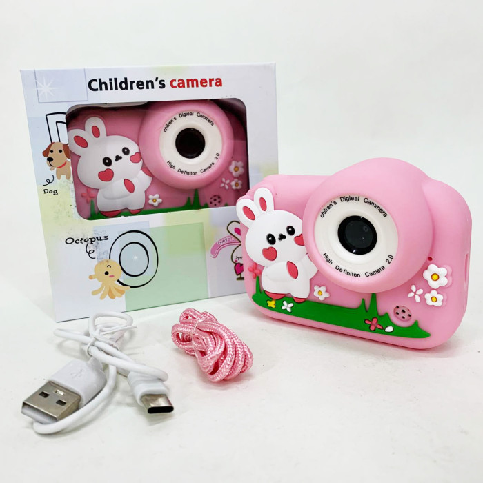 Дитячий фотоапарат M03 PINK RABBIT