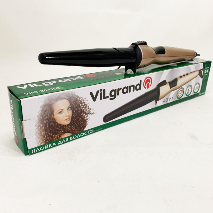 Плойка конусна ViLgrand VHC-3041LC. Колір: золотий