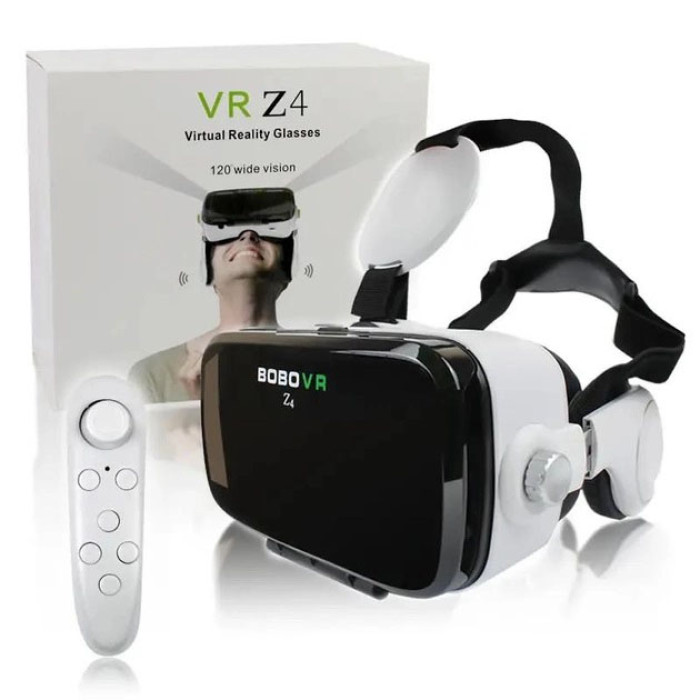 3D окуляри віртуальної реальності VR BOX Z4 BOBOVR Original з пультом та навушниками