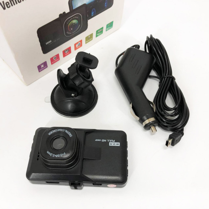 Автомобільний відеореєстратор 626-2, LCD 3", Angel Lens, 1080P Full HD, металевий корпус