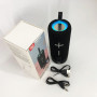 Портативна Bluetooth колонка TG619C FM-радіо USB/TF з ремінцем, Колонка для музики. Колір: чорний