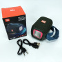 Портативна Bluetooth колонка TG339 5W з підсвічуванням RGB, акумуляторна колонка для музики. Колір: зелений