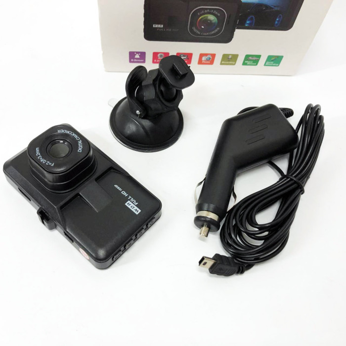 Автомобільний відеореєстратор 626-2, LCD 3", Angel Lens, 1080P Full HD, металевий корпус