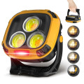 Прожектор ліхтар кемпінг W891-1-3COB(White+Yellow)+5SMD(Red) Power bank