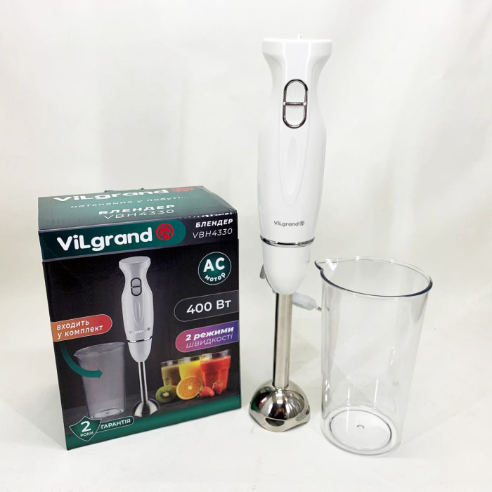 Блендер ViLgrand VBH4330. Колір: білий