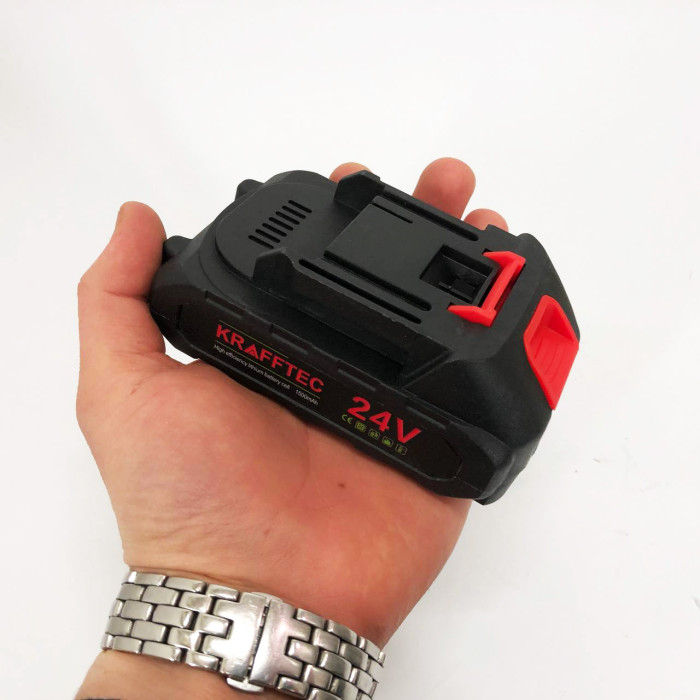 Літій-іонний акумулятор KRAFFTEC 24V 1500mAh для електроінструментів, Акумулятори для дриля шуруповерта