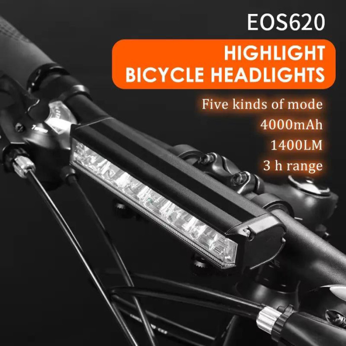 Велофара потужна EOS620-6LED, 1400LM