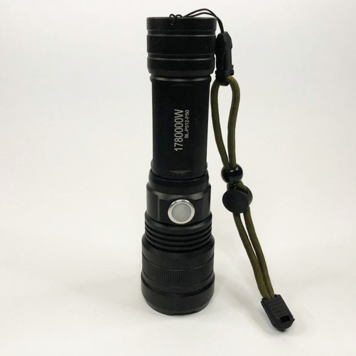 Ліхтар P512-HP50, ЗУ micro USB, 1x18650/3xAAA, zoom, потужний ручний ліхтарик, кишеньковий міні ліхтар