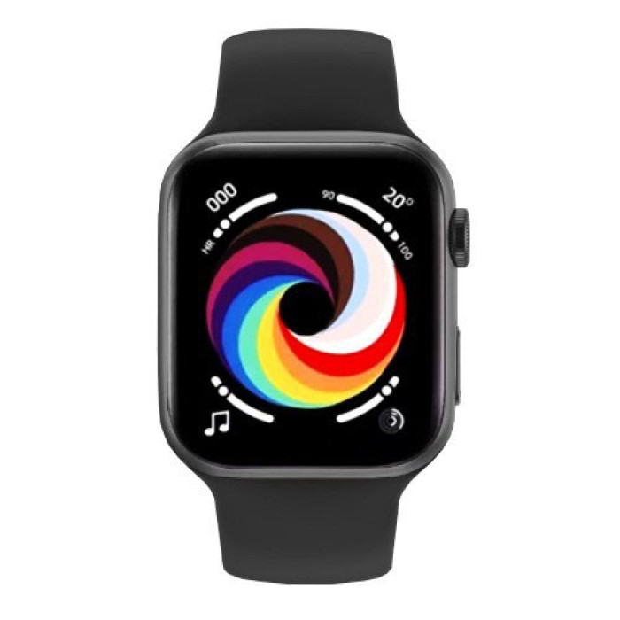 Розумний смарт годинник Smart Watch Z37 голосовий виклик, температура тіла, пульсометр, тонометр. Колір: чорний