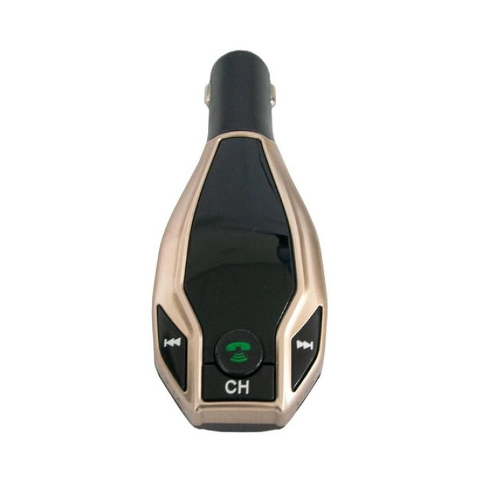 Автомобільний трансмітер FM MOD. X7 BT модулятор Bluetooth Золотий, ФМ модулятор у машину. Колір: золотий