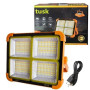 Потужний ліхтар - прожектор із сонячною панеллю та функцією Power bank Solar LED light 12000 mAH