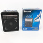 Радіоприймач GOLON RX-9100 USB+SD Радіо з ліхтарем, Ретро радіо, FM передавач. Колір: синій