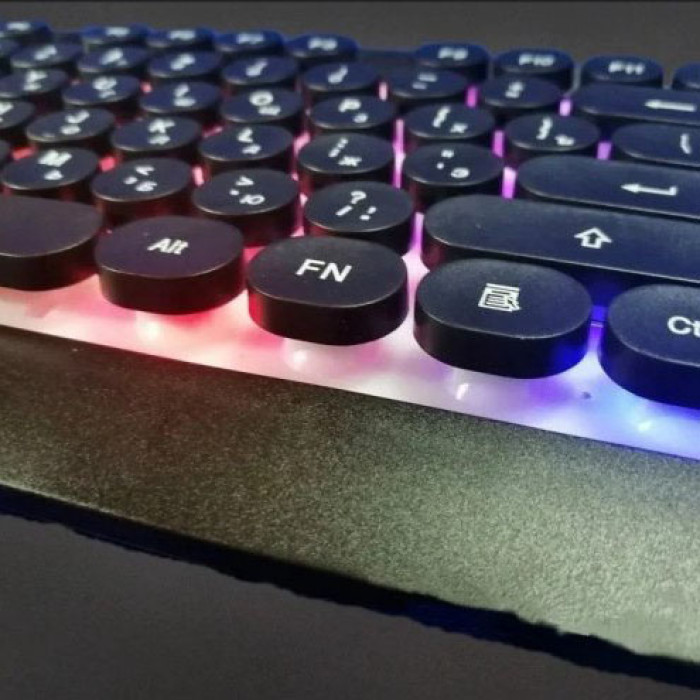 Комплект провідна клавіатура та мишка з LED підсвічуванням UKC HK-3970