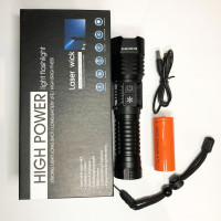 Професійний тактичний ручний ліхтар Police BL-A93-GT200+COB(white+red+blue) 2 режими роботи