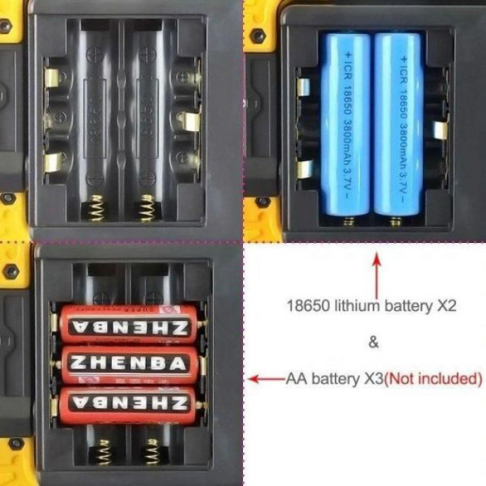 Світлодіодний ліхтар LED прожектор USB L811-20W-COB-1W з Power Bank, лампа-прожектор, ручний прожектор