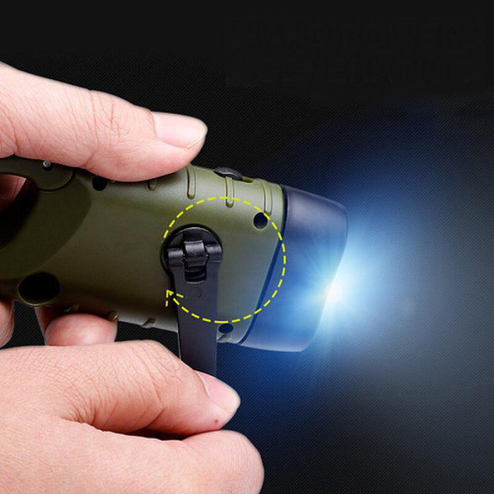 Ліхтар для кемпінгу LS-015-3х0.5W, вбудований акумулятор, сонячна батарея, ручна зарядка