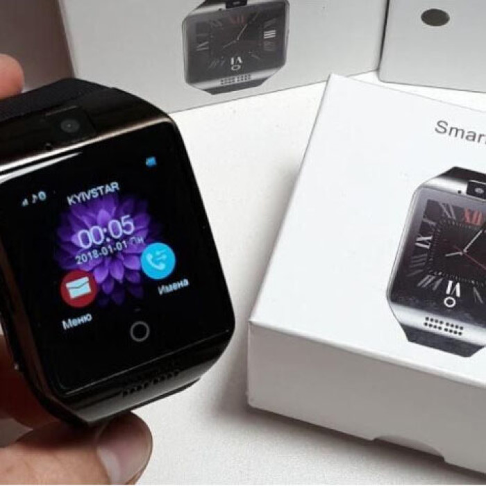 Смарт-годинник Smart Watch Q18. Колір: чорний