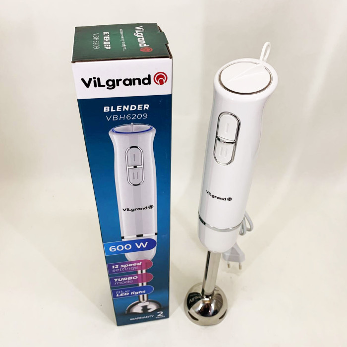 Блендер ViLgrand VBH6209. Колір: білий