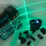 Рівень лазерний лінійний нівелір акумуляторний Laser 4D, 16 ліній, робоча відстань 30м, у валізі