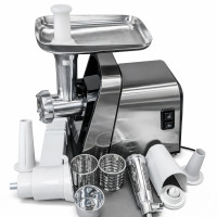 М'ясорубка електрична Rainberg RB-2271 3800 Вт з насадкою для томатів та шатківницею