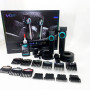 Набір VGR 2 в 1 V-001 V-977 BLACK, акумуляторна машинка для стрижки та триммер. Колір: чорний