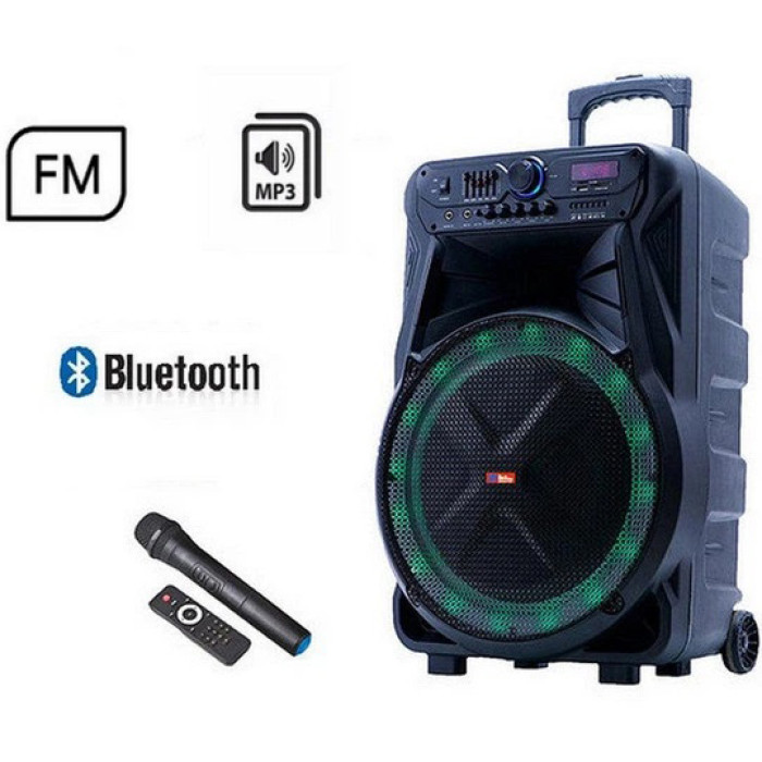 Портативна колонка SS-7272 акустична система з караоке акумуляторна + USB/SD/TF/Bluetooth/TWS