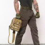 Тактична сумка-рюкзак через плече з Cordura 900D, камуфляж, трансформер, MOLLE