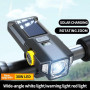 Велофара X17-30W+2LED(red)