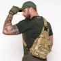 Тактична сумка-рюкзак через плече з Cordura 900D, камуфляж, трансформер, MOLLE