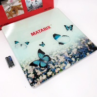Ваги для підлоги MATARIX MX-452 180 кг, Ваги для вимірювання маси тіла, Електронні ваги метелика