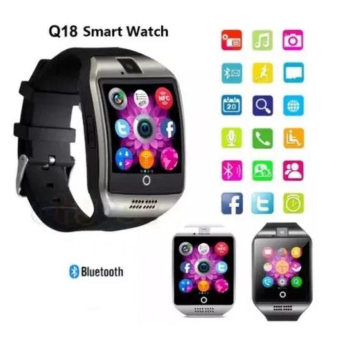 Смарт-годинник Smart Watch Q18. Колір: чорний