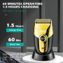 Професійна електробритва VGR V-383 Finale Shaver з підставкою, чоловіча машинка для гоління