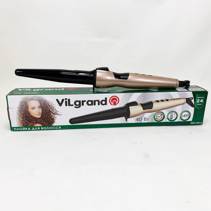 Плойка конусна ViLgrand VHC-3041LC. Колір: золотий