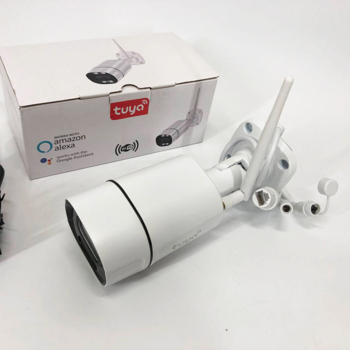 Камера відеоспостереження Camera C16 TUYA APP WIFI IP 3.0 mp вул.