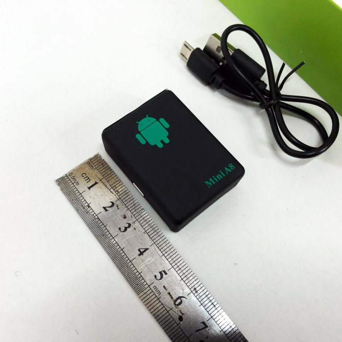 Міні GPS трекер через SIM карту А8 з вбудованим мікрофоном, GPS GSM трекер для авто, Маячок