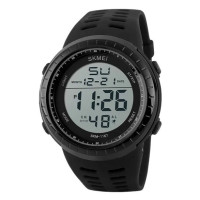 Годинник наручний чоловічий SKMEI 1167BK BLACK, армійський годинник протиударний. Колір: чорний