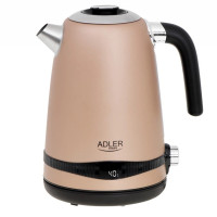 Чайник металевий Adler AD 1295w 1.7л 1850Вт електричний з терморегулятором 40-100 ° С Gold