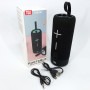 Портативна Bluetooth колонка TG619C FM-радіо USB/TF з ремінцем, Колонка для музики. Колір: чорний